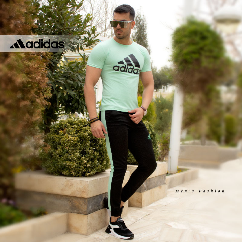 ست تیشرت و شلوار adidasمدل Atro(سبز)