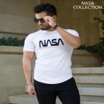 تیشرت مردانه مدل NASA (سفید)